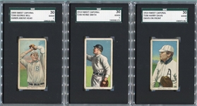 T206 Lot of 7 Different SGC 30 & 35's