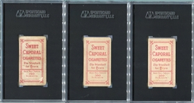 T206 Lot of 7 Different SGC 30 & 35's