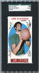 1969-70 Topps Basketball #25 Lew Alcindor Rookie Card SGC 80