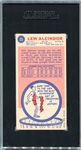 1969-70 Topps Basketball #25 Lew Alcindor Rookie Card SGC 80