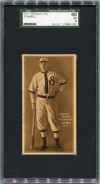 E136 1911 Zeenut Watt Powell San Francisco SGC 60