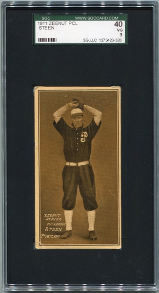 E136 1911 Zeenut William Steen Portland SGC 40
