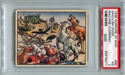 R69 Horrors of War #99 Ghoulish Dogs w/Machine Overprint PSA 3