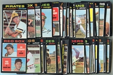 1971 Topps Baseball Starter Set of 351 Different w/High Numbers