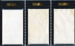 R313 National Chicle Fine Pen Lot of 3 SGC Graded