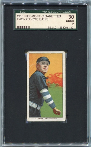 T206 George Davis Chicago SGC 30
