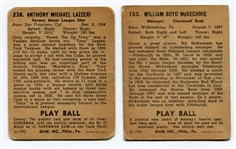 R335 1940 Play Ball McKechnie & Lazzeri