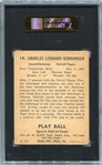 R336 1941 Play Ball #19 Charley Gehringer SGC 30