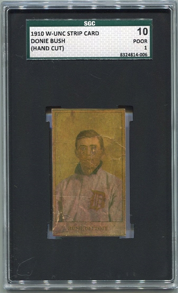 1910 W-UNC Donie Bush SGC 10