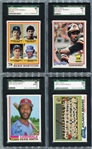 1977-1992 Star Card/Rookie/HOFer Lot of 22 Cards Mostly Graded 