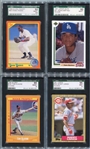 1977-1992 Star Card/Rookie/HOFer Lot of 22 Cards Mostly Graded 