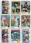 1973 Topps Baseball Lot of 37 Loaded With Stars