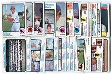 1973 Topps Baseball Lot of 37 Loaded With Stars