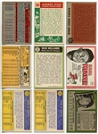 1957-1970 Lot of 9 Topps Cards All HOFers