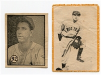 1945 Caramelo Deportivo #92 Agapito Mayor & 1947 Propagandas Montiel #71 Joe Cronin