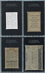 1950's 4 Card HOF Lot All SGC Graded