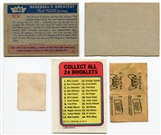 1940's-70's Type Lot of 11 Different Issues w/HOFers