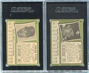 1971 Topps #26 Bert Blyleven RC SGC 70 & #513 Nolan Ryan SGC AUTH