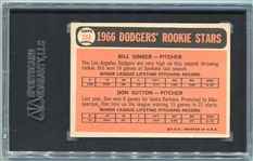 1966 Topps #288 Don Sutton Rookie Card SGC 50