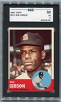 1963 Topps #415 Bob Gibson SGC 60