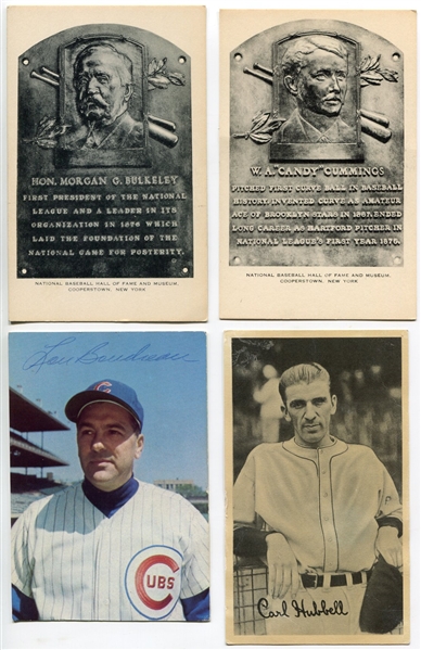 1930s-2014 Baseball HOFer Lot of 14 Different Items some Autographed
