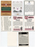 1930's-2014 Baseball HOFer Lot of 14 Different Items some Autographed