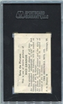 1926 Shotwell #4 Red Grange SGC 30