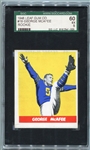 1948 Leaf Football #19 George McAfee Rookie Card SGC 60