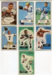 1953-55 Bowman Football Lot of 7 Different All HOFers
