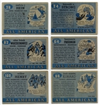 1955 Topps All-American Lot of 6 Different HOFers