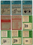1964-66 Philadelphia Football Lot of 15 Different Mostly HOFers
