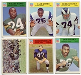 1964-66 Philadelphia Football Lot of 15 Different Mostly HOFers
