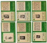 1964-66 Philadelphia Football Lot of 15 Different Mostly HOFers