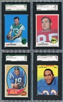 1969 & 1970 Topps SGC Graded Lot of 4 HOFers
