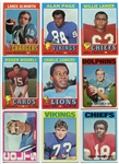 1971 & 1972 Topps Football Lot of 12 Different All HOFers