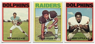 1971 & 1972 Topps Football Lot of 12 Different All HOFers