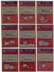 1973 Topps Football Lot of 17 Star Cards All HOFers