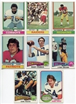 1974-76 Topps Football Lot of 8 HOFers
