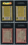 1982 & 1983 Topps Football Lot of 4 SGC Graded Rookie Cards
