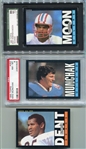 1985 Topps Football Lot of 3 All Rookie/HOFer Cards