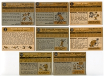 1960 Topps Lot of 8 Nearly All HOFers