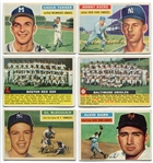 1956 Topps Lot of 6 Different
