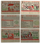 1956 Topps Lot of 6 Different