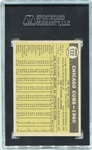 1961 Topps #122 Chicago Cubs Team Card SGC 88