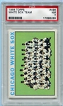 1964 Topps #496 White Sox Team Card PSA 7