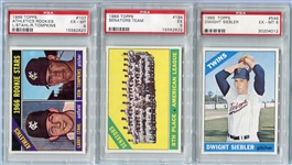 1966 Topps PSA Graded Trio