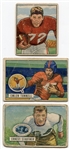 1950 & 1951 Bowman Football 3 Card Lot