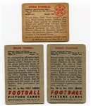 1950 & 1951 Bowman Football 3 Card Lot