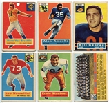 1956 Topps Football Lot of 5 HOFers & Giants Team