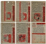 1956 Topps Football Lot of 5 HOFers & Giants Team